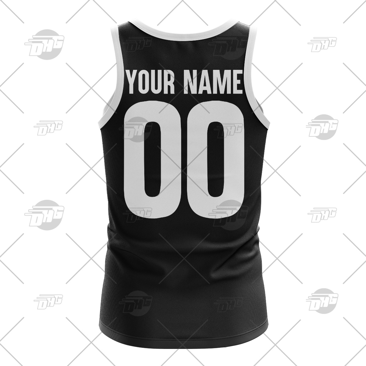 Personalised VFL Collingwood Mapies 1970s Vintage Tank Top Personalised VFL Collingwood Mapies 1970s Vintage Tank Top