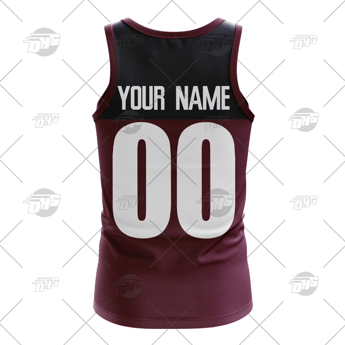Personalised AFL FITZROY LIONS Vintage Tank Top1969 HERITAGE COLLECTION