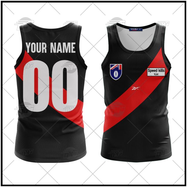 Personalized Essendon Football Club Vintage Retro AFL Tank Top 1989 For Men Women