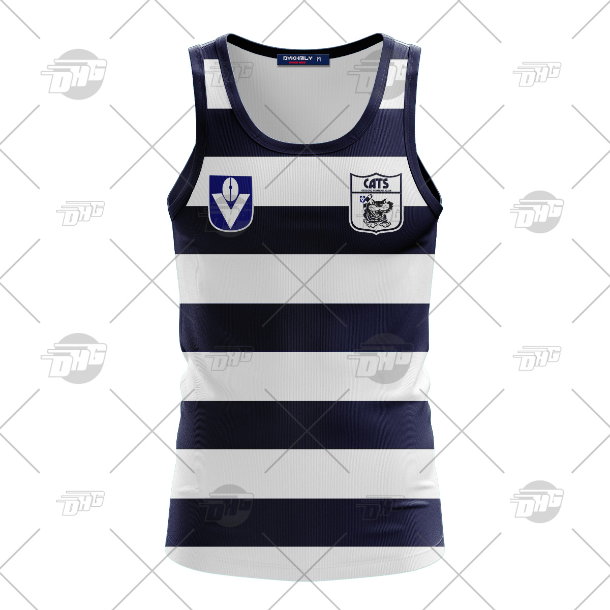 Personalized Geelong VFL Football Club Vintage Retro AFL Tank Top For Men Women Personalized Geelong VFL Football Club Vintage Retro AFL Tank Top For Men Women