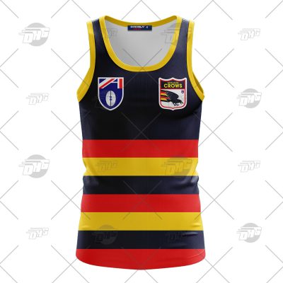 Personalized Adelaide Crows Football Club Vintage Retro AFL Tank Top 90s For Men Women