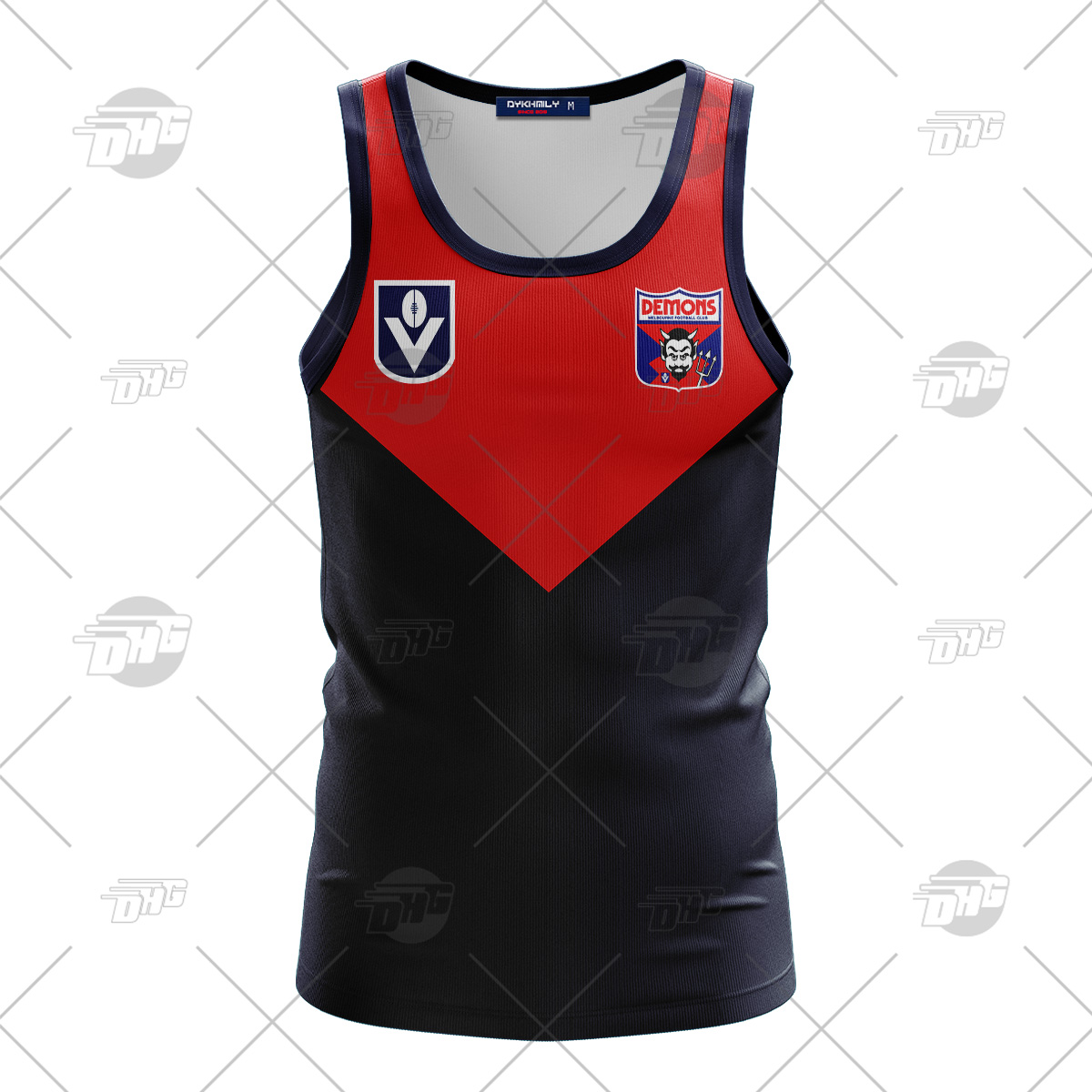 Personalized Melbourne Demons Football Club Vintage Retro AFL 90s Tank Top For Men Women Personalized Melbourne Demons Football Club Vintage Retro AFL 90s Tank Top For Men Women