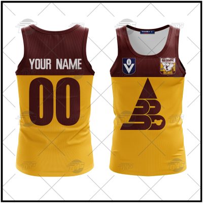 Personalized Brisbane Bears Football Club Vintage Retro AFL 60s Tank Top For Men Women