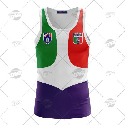 Personalized Fremantle Dockers Football Club Vintage Retro AFL Tank Top 90s For Men Women