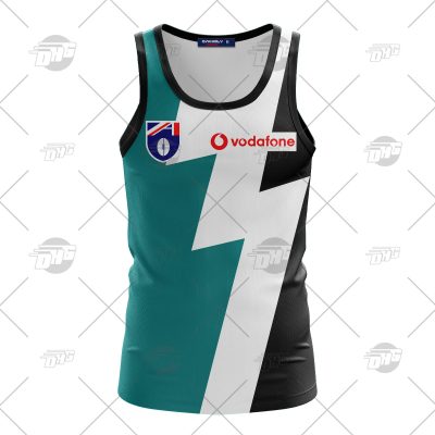 Personalized Throwback 1950 Port Adelaide Vintage Home Tank TopVodafone and Scott?s logo For Men Women
