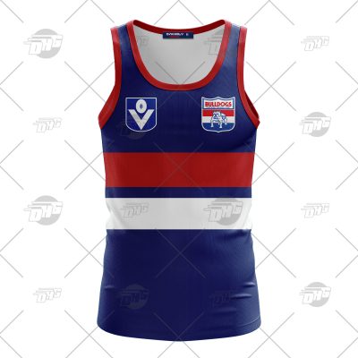Personalized Western Bulldogs Football Club Vintage Retro AFL Tank Top For Men Women