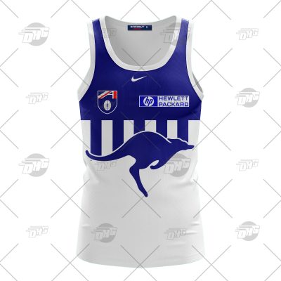 Personalized North Melbourne Football Club Vintage Retro AFL Tank Top90s For Men Women