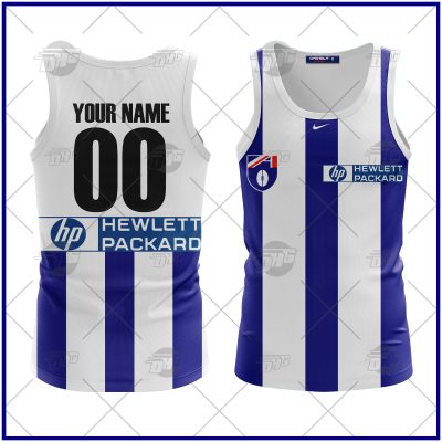 Personalized North Melbourne Football Club Vintage Retro AFL Tank Top90s For Men Women