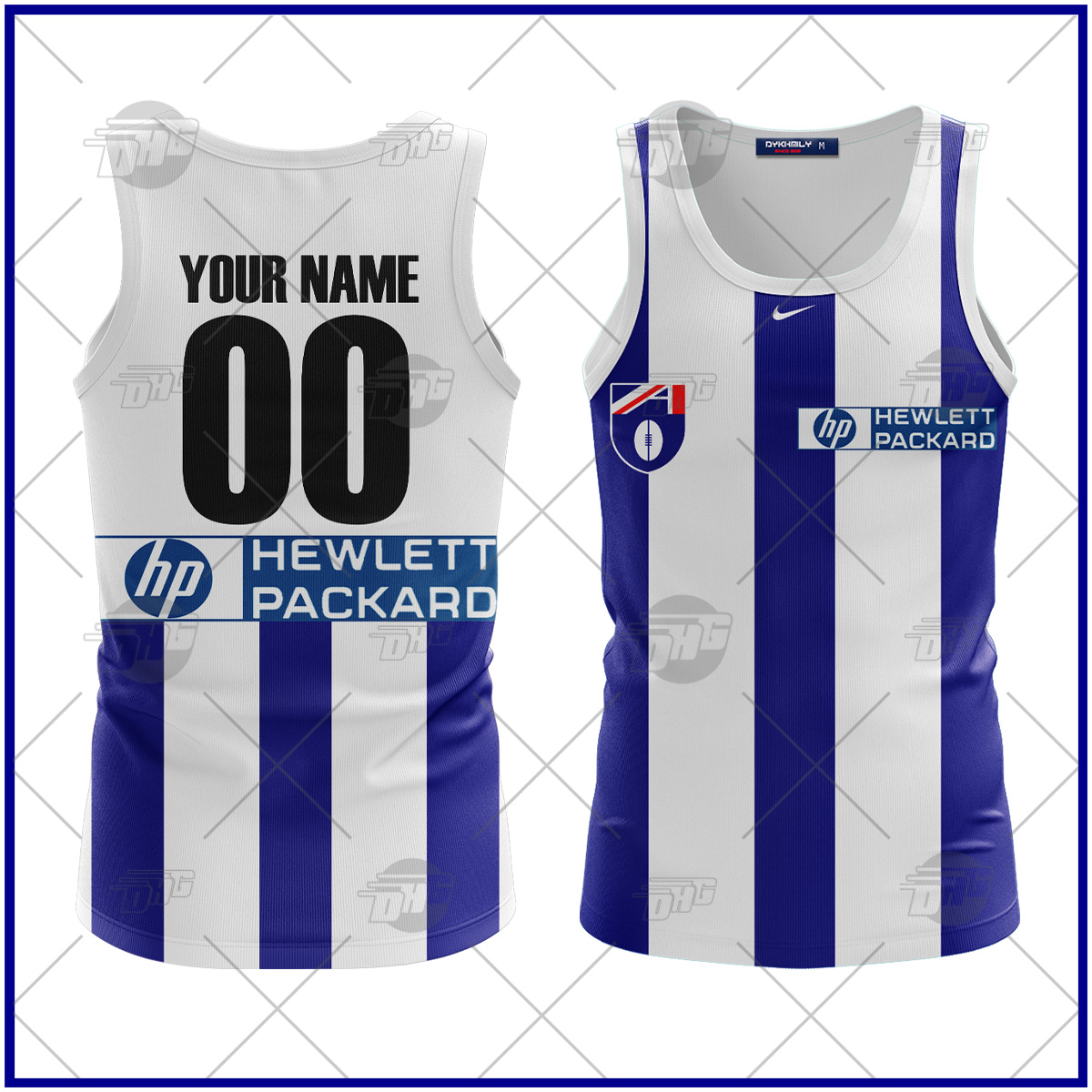 Personalized North Melbourne Football Club Vintage Retro AFL Tank Top90s For Men Women Personalized North Melbourne Football Club Vintage Retro AFL Tank Top90s For Men Women