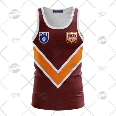 Personalized Brisbane Bears Football Club Vintage Retro AFL Tank Top90s For Men Women