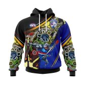 AFL Western Bulldogs | Specialized Indigenous Concept With Team Mascot V0122