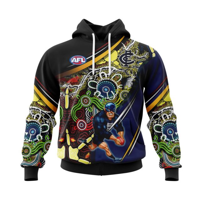AFL Carlton Football Club | Specialized Indigenous Concept With Team Mascot V0122