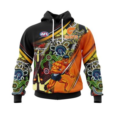 AFL Greater Western Sydney Giants | Specialized Indigenous Concept With Team Mascot V0122