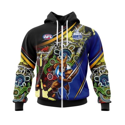 AFL North Melbourne Football Club | Specialized Indigenous Concept With Team Mascot V0122
