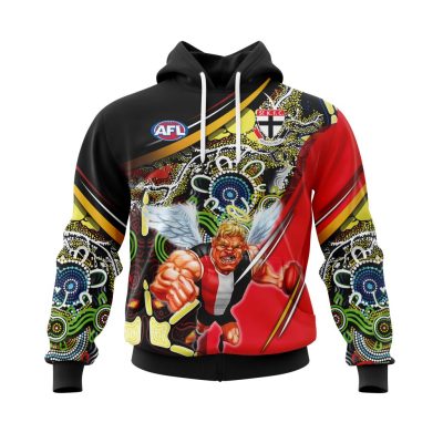 AFL St Kilda Football Club | Specialized Indigenous Concept With Team Mascot V0122