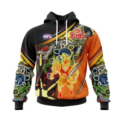 AFL Gold Coast Football Club | Specialized Indigenous Concept With Team Mascot V0122