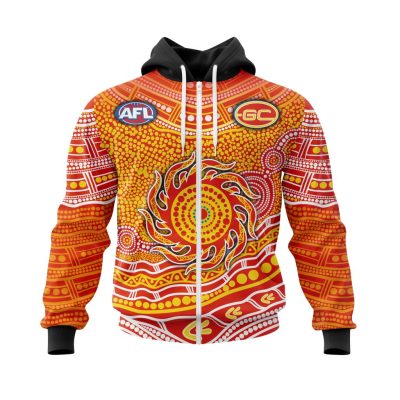 AFL Gold Coast Football Club | Specialized Indigenous Concept With Team Mascot V0222