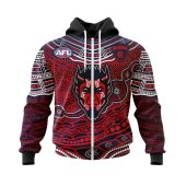 Custom Afl02melbourne220312 000 Hoodie Zip Front.jpg - demo10