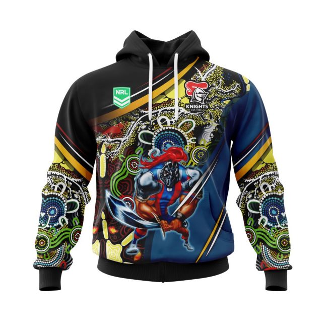 NRL Newcastle Knights | Specialized Indigenous Concept With Team Mascot V0122