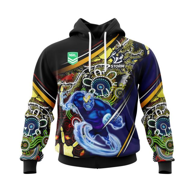 NRL Melbourne Storm | Specialized Indigenous Concept With Team Mascot V0122
