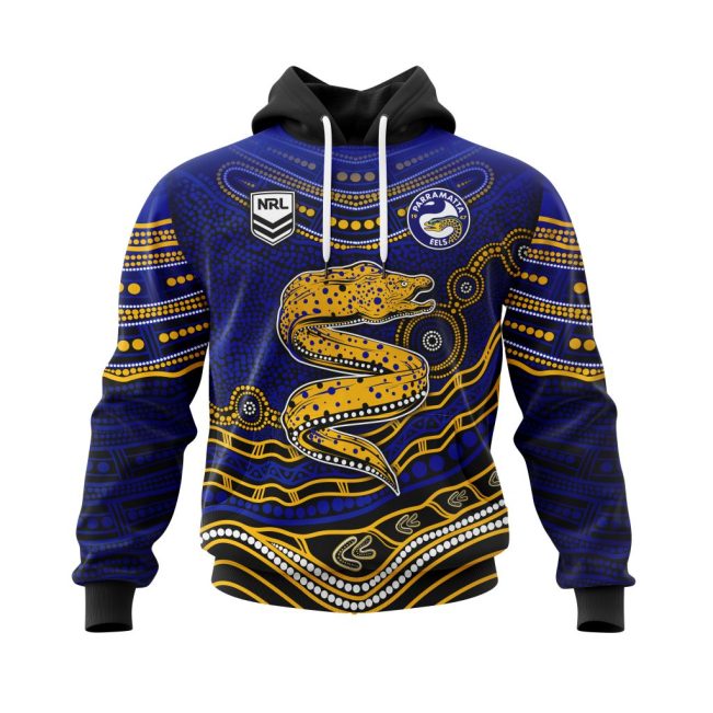 NRL Parramatta Eels | Specialized Indigenous Concept With Team Mascot V0222