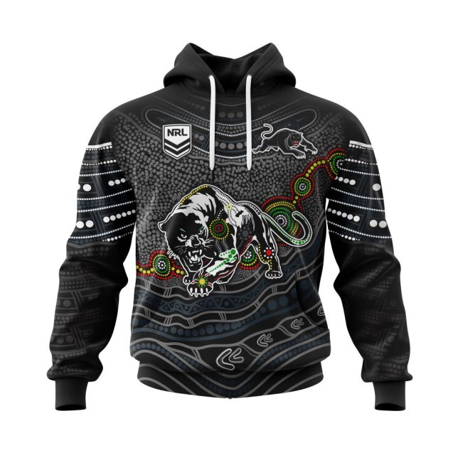 NRL Penrith Panthers | Specialized Indigenous Concept With Team Mascot V0222