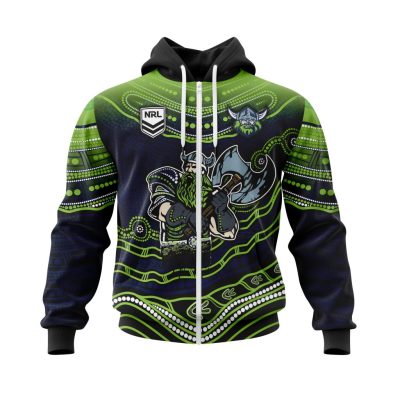NRL Canberra Raiders | Specialized Indigenous Concept With Team Mascot V0222