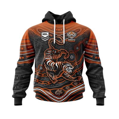 NRL Wests Tigers | Specialized Indigenous Concept With Team Mascot V0222