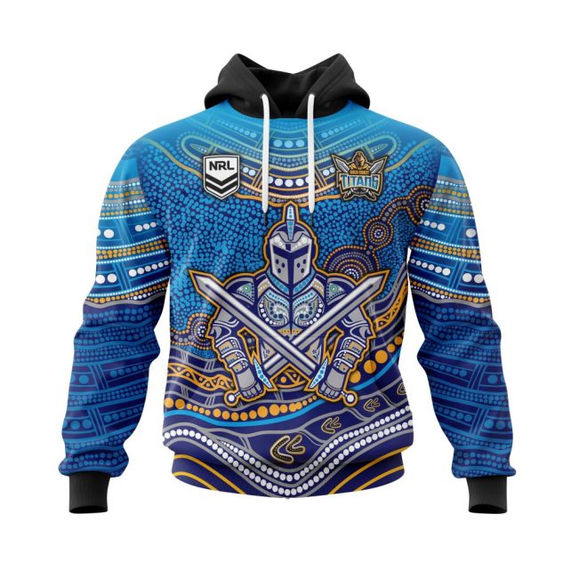 NRL Gold Coast Titans | Specialized Indigenous Concept With Team Mascot V0222