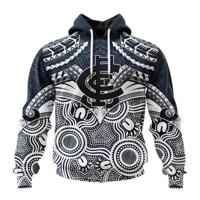 AFL Carlton Football Club Special Indigenous Mix Polynesian Design ST2401