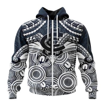 AFL Carlton Football Club Special Indigenous Mix Polynesian Design ST2401