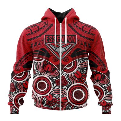 AFL Essendon Football Club Special Indigenous Mix Polynesian Design ST2401