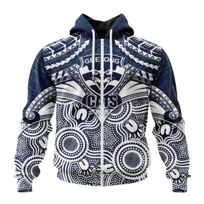 AFL Geelong Cats Special Indigenous Mix Polynesian Design ST2401