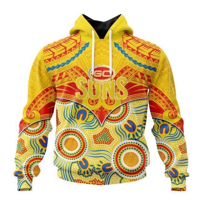 AFL Gold Coast Suns Special Indigenous Mix Polynesian Design ST2401