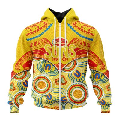 AFL Gold Coast Suns Special Indigenous Mix Polynesian Design ST2401