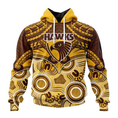AFL Hawthorn Football Club Special Indigenous Mix Polynesian Design ST2401