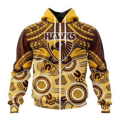 AFL Hawthorn Football Club Special Indigenous Mix Polynesian Design ST2401