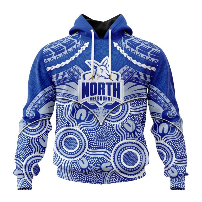 AFL North Melbourne Football Club Special Indigenous Mix Polynesian Design ST2401
