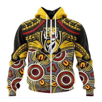 AFL Richmond Tigers Special Indigenous Mix Polynesian Design ST2401