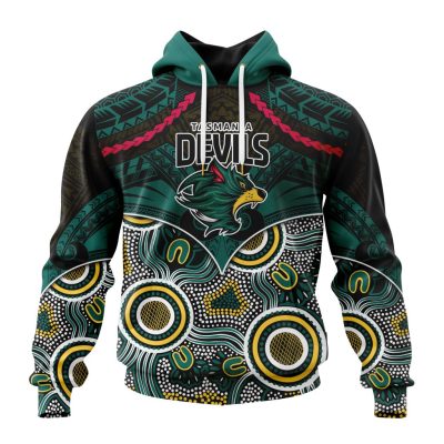 AFL Tasmania Football Special Indigenous Mix Polynesian Design ST2401