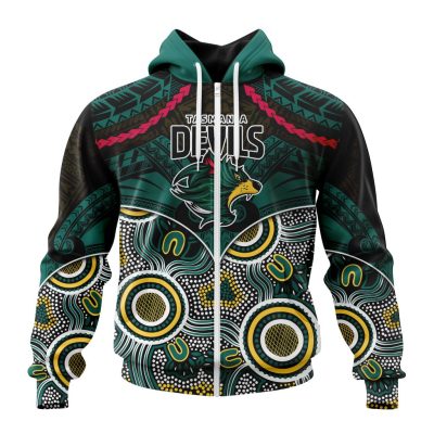 AFL Tasmania Football Special Indigenous Mix Polynesian Design ST2401