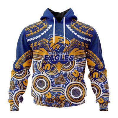 AFL West Coast Eagles Special Indigenous Mix Polynesian Design ST2401