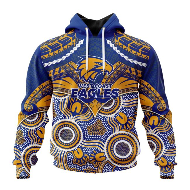 AFL West Coast Eagles Special Indigenous Mix Polynesian Design ST2401