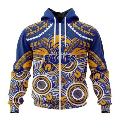 AFL West Coast Eagles Special Indigenous Mix Polynesian Design ST2401