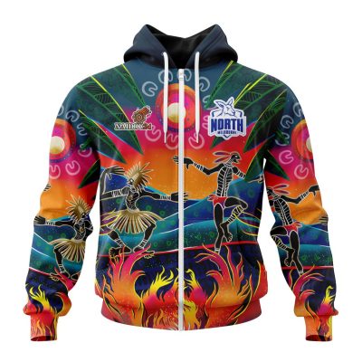 AFL North Melbourne Football Club Special NAIDOC Week 2024 Keep The Fire Burning Design ST2401