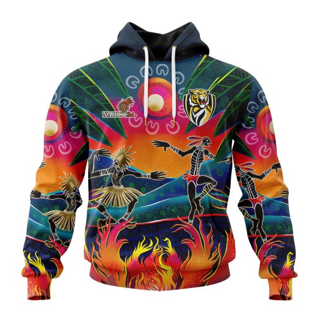 AFL Richmond Tigers Special NAIDOC Week 2024 Keep The Fire Burning Design ST2401