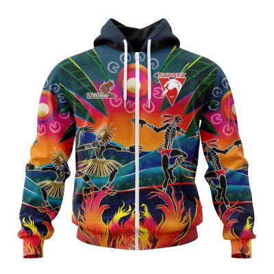 AFL Sydney Swans Special NAIDOC Week 2024 Keep The Fire Burning Design ST2401