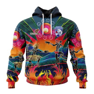 AFL Western Bulldogs Special NAIDOC Week 2024 Keep The Fire Burning Design ST2401