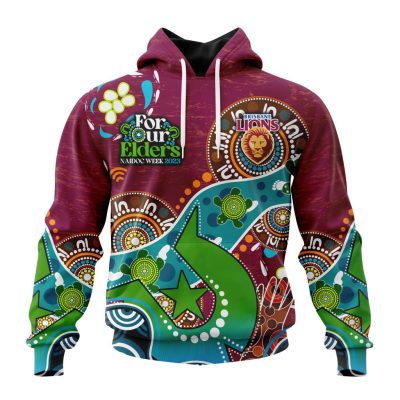 AFL Brisbane Lions Special Design For NAIDOC Week For Our Elders ST2301