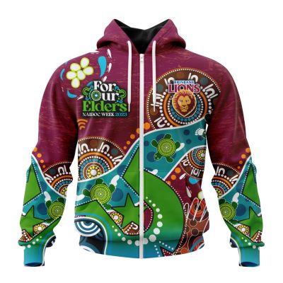 AFL Brisbane Lions Special Design For NAIDOC Week For Our Elders ST2301